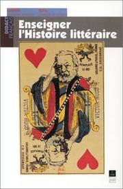 Front cover of Enseigner l'histoire littéraire by Unknown