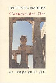 Carnets des îles by Baptiste-Marrey