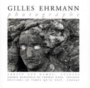 Cover of: Gilles Ehrmann