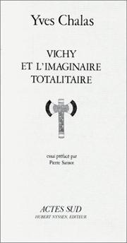 Cover of: Vichy et l'imaginaire totalitaire