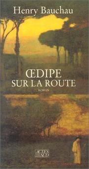 Cover of: Œdipe sur la route: roman