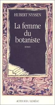 Cover of: La femme du botaniste: roman