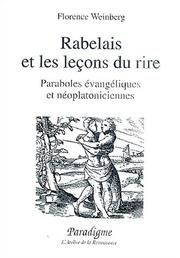 Cover of: Rabelais et les leçons du rire: paraboles évangéliques et néoplatoniciennes