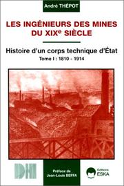 Les ingénieurs des mines du XIXe siècle by André Thépot