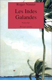Cover of: Les Indes galandes (nouvelles)