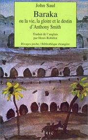 Cover of: Baraka, ou, La vie, la gloire et le destin d'Anthony Smith