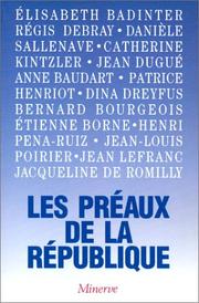 Cover of: Les Préaux de la République