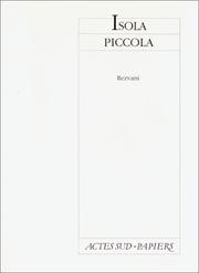 Cover of: Isola Piccola