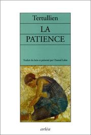 Cover of: La Patience