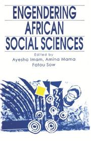 Cover of: Engendering African Social Sciences (Codesria Book Series)