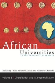 Cover of: African Universities in the Twenty-first Century by 