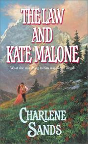 Cover of: The Law and Kate Malone