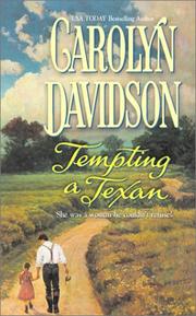 Cover of: Tempting a Texan