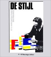 Cover of: De Stijl et l'architecture en France. by 