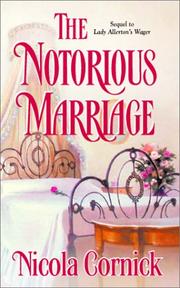The Notorious Marriage by Nicola Cornick