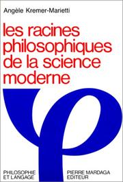 Cover of: Les racines philosophiques de la science moderne