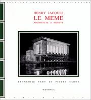 Cover of: Henry Jacques Le Même | FrancМ§oise Very