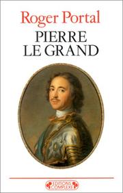 Cover of: Pierre le Grand