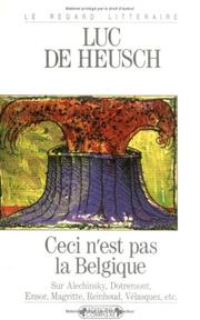 Cover of: Ceci n'est pas la Belgique
