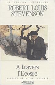 Cover of: A travers l'Ecosse by Robert Louis Stevenson