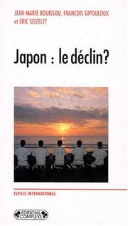 Cover of: Japon-- le déclin?