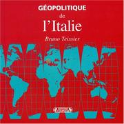 Cover of: Géopolitique de l'Italie by Bruno Teissier