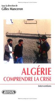 Cover of: Algerie: Comprendre la crise (Interventions)