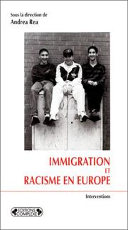 Cover of: Immigration et racisme en Europe