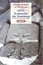 Cover of: Le Génocide des Arméniens by Gérard Chaliand