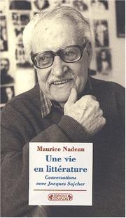 Une vie en littrature by Maurice Nadeau