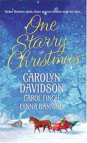 Cover of: One starry Christmas