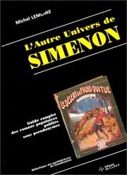 Cover of: L'autre univers de Simenon