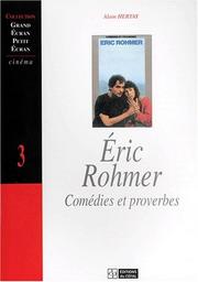 Cover of: Eric Rohmer: comédies et proverbes