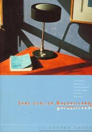 Cover of: Sans oublier Baudrillard: Troisièmes Rencontres internationales de sociologie de l'art de Grenoble