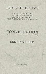 Cover of: Joseph Beuys, conversation with Eddy Devolder = by Joseph Beuys