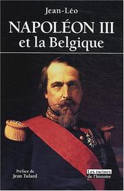 Cover of: Napoléon III et la Belgique
