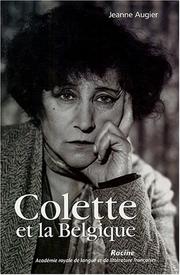 Colette et la Belgique by Jeanne Augier