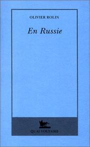 Cover of: En Russie by Olivier Rolin