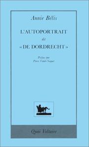 Cover of: L' autoportrait dit "de Dordrecht"