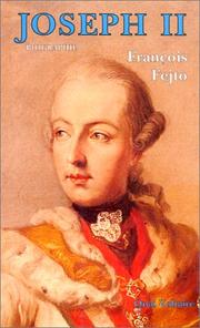 Cover of: Joseph II by François Fejtö