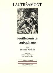 Cover of: Lautréamont: feuilletoniste autophage