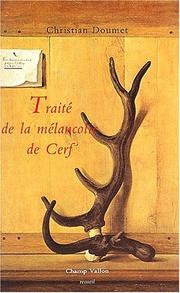 Cover of: Traité de la mélancolie de Cerf