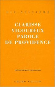 Cover of: Parole de providence