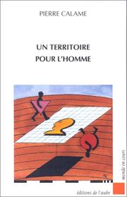 Cover of: Un territoire pour l'homme
