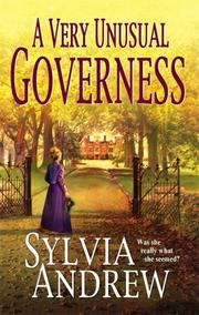 Cover of: A Very Unusual Governess by Sylvia Andrew