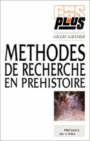 Cover of: Méthodes de recherche en préhistoire