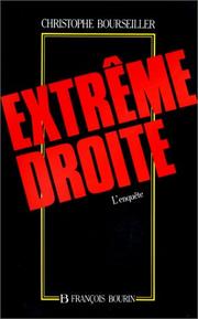 Cover of: Extrême droite by Christophe Bourseiller