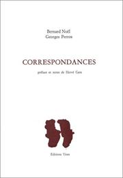 Cover of: Correspondances