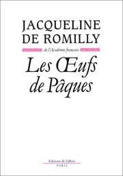 Cover of: Les œufs de Pâques by Jacqueline de Romilly