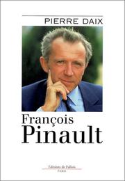 Cover of: François Pinault by Pierre Daix